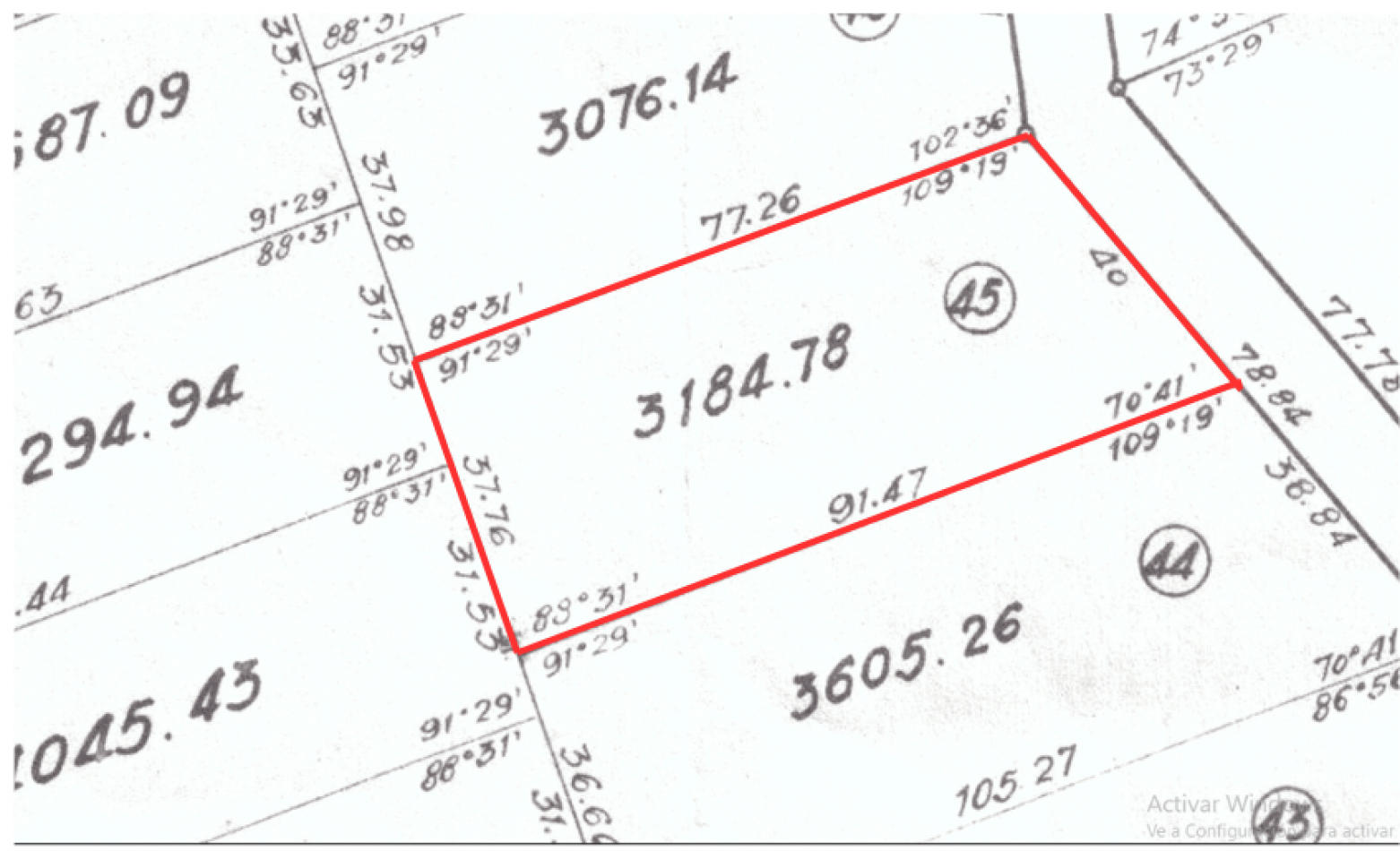 Lote 45. Terrazas del  Divisadero